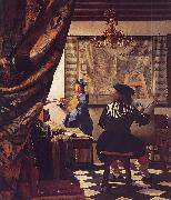 Johannes Vermeer The Art of Painting Sweden oil painting artist